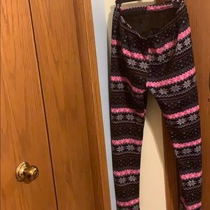 Fuzzy leggings